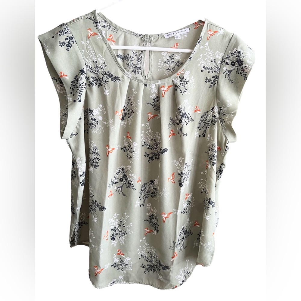 Crescent & Willow floral top